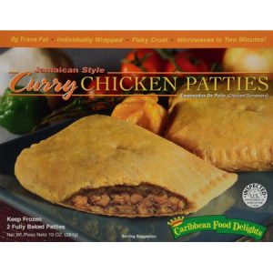 Caribbean Food Delight Jamaican Style Curry Chicken (10 per box)