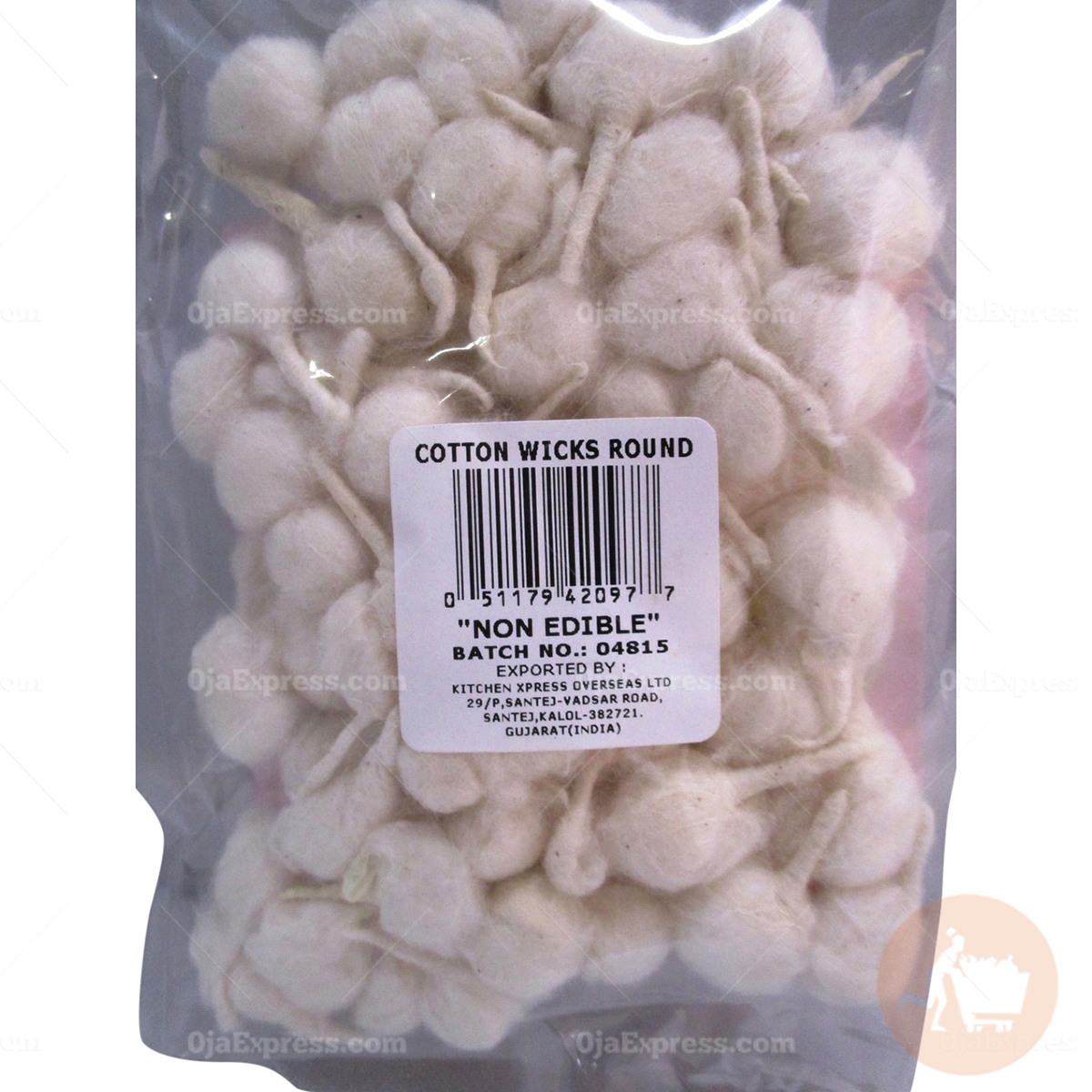 Cotton Wicks Round - OjaExpress - Cultural Grocery Delivery