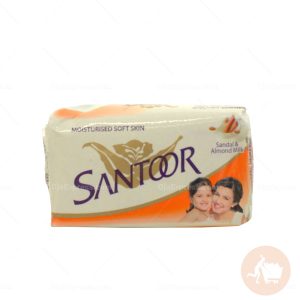 Santoor Sandal and Almond Milk Soap (4.41 oz)