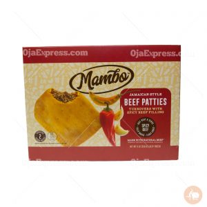 MAMBO JAM.SPICY BEEF PATTIES (2PAK)