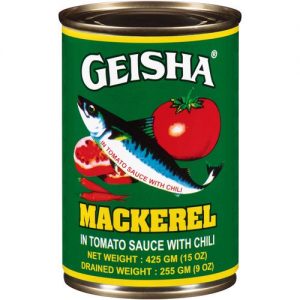 Geisha Maquereau A La Sauce Tomate Avec Piment (15 oz)