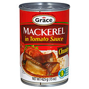 Grace Brand Chunky Mackerel In Tomato Sauce (15 oz)