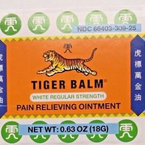 Tiger Balm Regular Pain Relieving Ointment (0.63 oz jar)