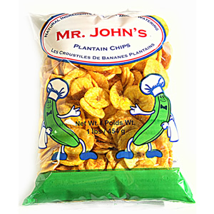 Mr John's Regular Plantain Chips 2.47Oz (70G)