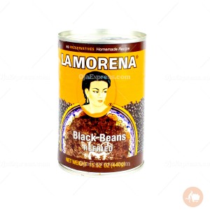La Morena Black Beans Refried