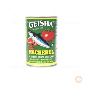 Geisha Mackerel In Tomato Sauce With Chili (425 oz)