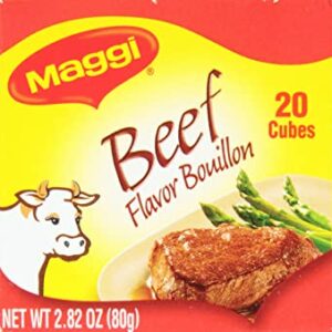MAGGI BEEF BOUILLON CUBES 20pc (2.8oz)