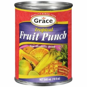Grace Tropical Fruit Punch Drink Can 18Oz