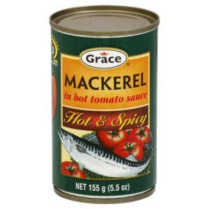 Grace Mackerel In Tomato Sauce Hot & Spicy 5.5Oz