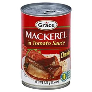GRACE MACKEREL TOMATO SAUCE CHUNKY 15oz (15 oz)