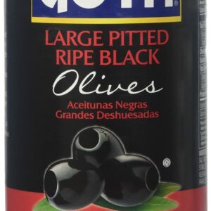 GOYA LARGE PITTED BLACK OLIVES 6OZ
