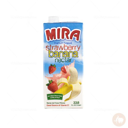 Mira Premium Tropical Strawberry Banana Nectar (33.8 oz)