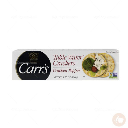 Carr's Table Water Crackers Cracked Pepper
