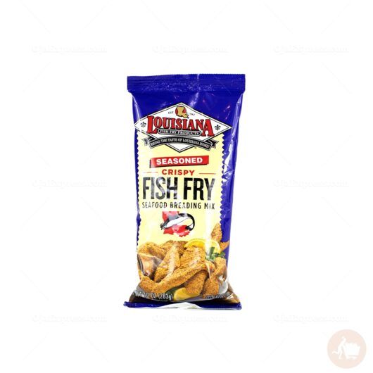 Louisiana Fish Fry Products Seasoned Crispy Fish Fry Seafood Breading Mix (10 oz)