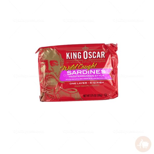 King Oscar Wild Caught Sardines Medirerranean Style (3.75 oz)