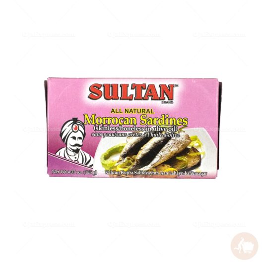Sultan Morrocan Sardines Skinless bonless in olive oil (4.37 oz)