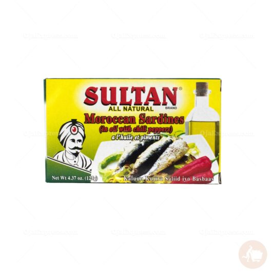 Sultan Moroccan Sardines in oil with chili peppers