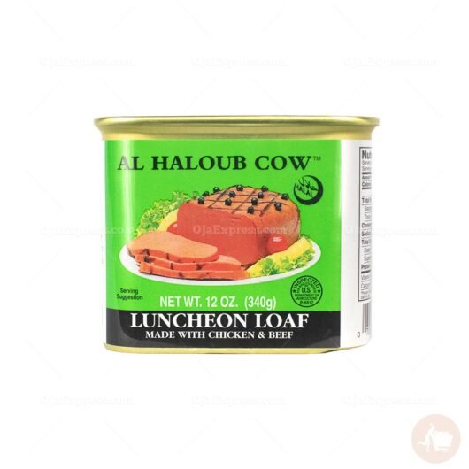 Al Haloub Cow Luncheon Loaf Made with Chicken & Beef (12 oz)