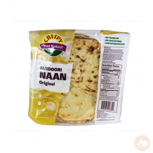 Crispy Just Baked Tandoori Naan Original (500 oz)
