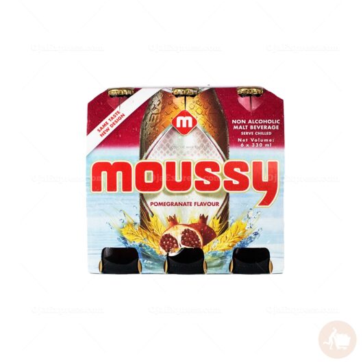 Moussy Pomegranate Flavour/ Non Alcoholic Malt Beverage (6 oz)