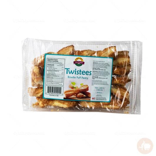 Crispy Just Baked Twistees Bowtie Puff Pastry (225 oz)