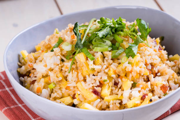 Pineapple and cashew fried rice one pan OjaExpress